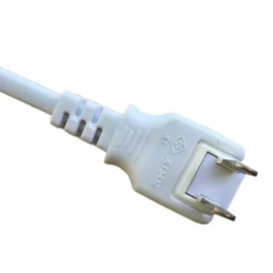 Japan Power Cord 2 Wire Rotatable Pins Plug JIS 8303 Standard PSE JET Approved